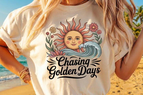 Bring Coastal Charm to Projects with Chasing Golden Days Summer PNG