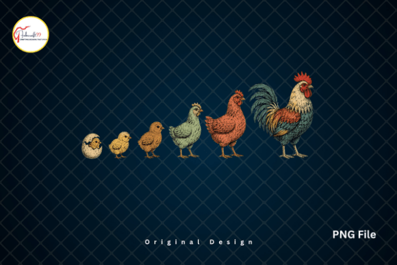 Chicken Life PNG: Vintage Farmhouse Charm for Your Designs