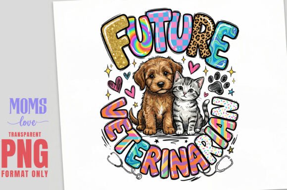 Future Veterinarian Sublimation PNG: A Design for Passionate Animal Lovers