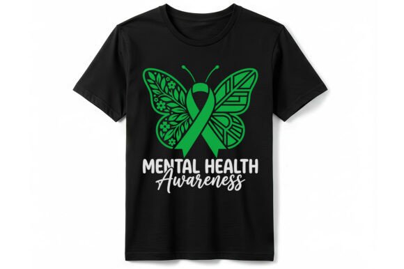 Mental Health Butterfly T-shirt: Wear Your Support