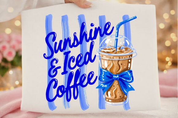 Sunshine and Iced Coffee Cute Summer PNG: More Than Just a Graphic