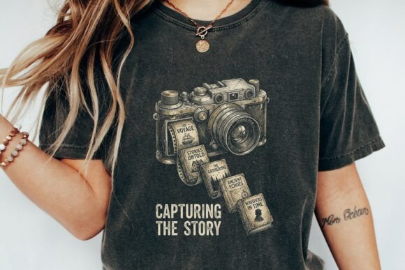 Unfolding Narratives with Vintage Camera Storytelling Art